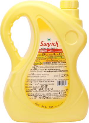 Sunrich Refined Sunflower Oil Plastic Bottle (5 L) - Image 4