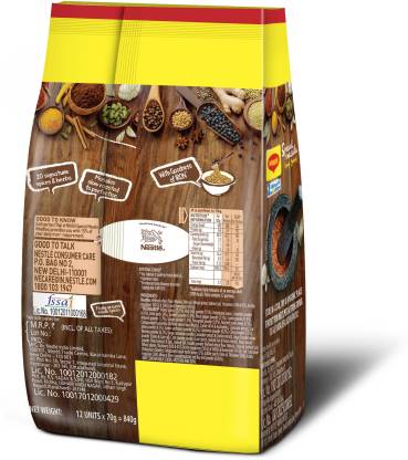 Maggi 2-Minute Special Masala Instant Noodles Vegetarian (12 x 70 g) - Image 4